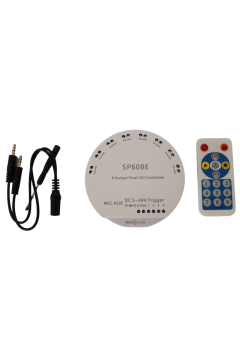 SP608E 8 Kanallı Müzik Denetleyicisi WS2811-WS2812B Pixel Kontrol Devresi 5-24V