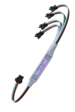 4'lü Pixel Çoklayıcı Amplifier WS2811-WS2812B Pixel Şerit Led Çoklayıcı 5-24 Volt