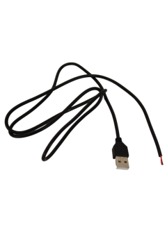 100 cm 2 Amper Ucu Açık USB Kablo USB Erkek Kablo