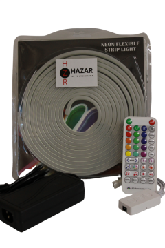 12 Volt 6X12MM RGB Pixel Neon Şerit Led Set Wifi Uzaktan Kumandalı WS2811 Magic Neon 5M