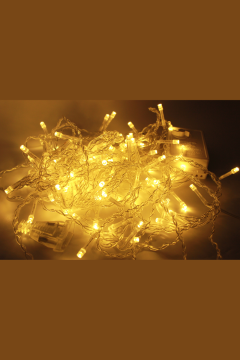 4.5 Metre Saçak Led 96 Ledli 16 Saçaklı Eklenebilir Kelebek Fonksiyonlu Gün Işığı Dekoratif Led Işık Yılbaşı Süsü
