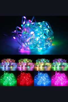 5V Akıllı Peri Led Işık Bluetooth Kontrollü Dekoratif Led Işık Su Geçirmez 10M Yılbaşı Süsü