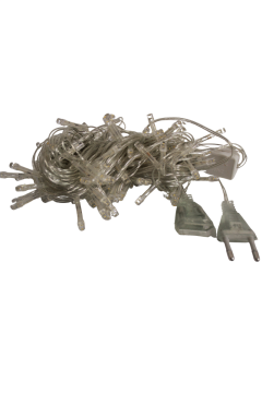 100 Ledli Fişli Led Işık Sabit Yanar Eklemeli Dekoratif Lamba 10M Gün Işığı Yılbaşı Çam Ağacı Ev Süsleme