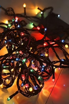 10 Metre 90 Ledli RGB Eklemeli Fonksiyonlu Dekoratif Led Işık Yılbaşı Süsü Çam Ağacı Işığı