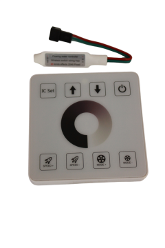 12-24 Volt Tek Renk Pixel Şerit Led Kontrol Duvar Tipi Kablosuz 86 Panel Anahtar