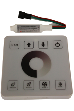 12-24 Volt Tek Renk Pixel Şerit Led Kontrol Duvar Tipi Kablosuz 86 Panel Anahtar