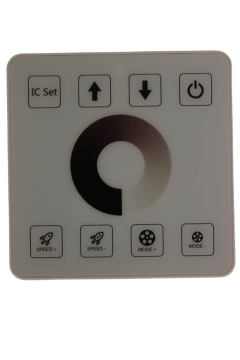 12-24 Volt Tek Renk Pixel Şerit Led Kontrol Duvar Tipi Kablosuz 86 Panel Anahtar