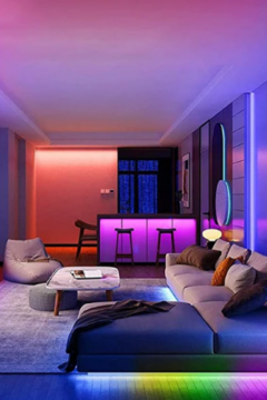 12 Volt WS2811 RGB Pixel Cob Şerit Led 12MM 720 Ledli IP20 5 Metre