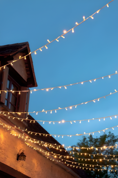 10 Metre Gün Işığı İp Led Yılbaşı Süsü IP65 Dış Mekan Eklenebilir Beyaz Kablolu Dekoratif Led Işık