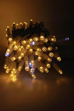 10 Metre Gün Işığı Beyaz Flaş Çakar İp Led Yılbaşı Süsü IP65 Dış Mekan Eklenebilir Beyaz Kablolu Dekoratif Led Işık