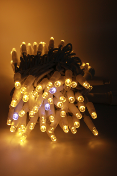 10 Metre Gün Işığı Beyaz Flaş Çakar İp Led Yılbaşı Süsü IP65 Dış Mekan Eklenebilir Beyaz Kablolu Dekoratif Led Işık