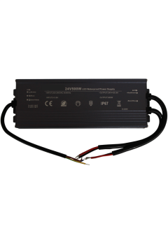 24 Volt 20,8 Amper 500 Watt Dış Cephe Led Adaptör IP67 Su Geçirmez