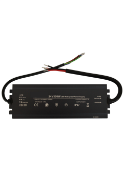 24 Volt 12,5 Amper 300 Watt Dış Cephe Led Adaptör IP67 Su Geçirmez