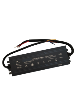 12 Volt 12,5 Amper 150 Watt Dış Cephe Led Adaptör IP67 Su Geçirmez