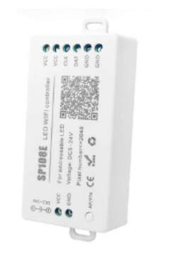 SP108E Adreslenebilir WS2811-WS2812 Şerit Led Pixel ARGB Wifi Kontrol Cihazı 5-24V
