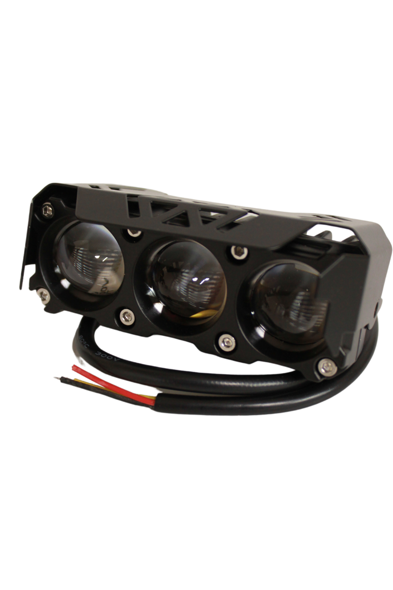 Scooter Sis Farı Çift Renk Beyaz-Sarı 12-60V IP67 Araç Motosiklet Off Road 4x4 SUV ATV Tekne Far 1 Ad.