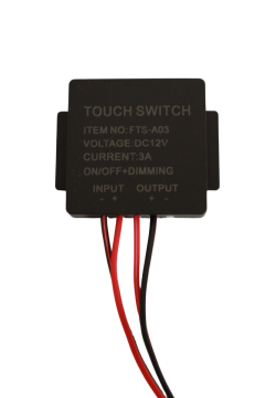 12V 3A Dokunmatik (Touch) Ayna Arkası Sensörü Siyah Banyo Aynası Sensörü Mobilya Sensörü